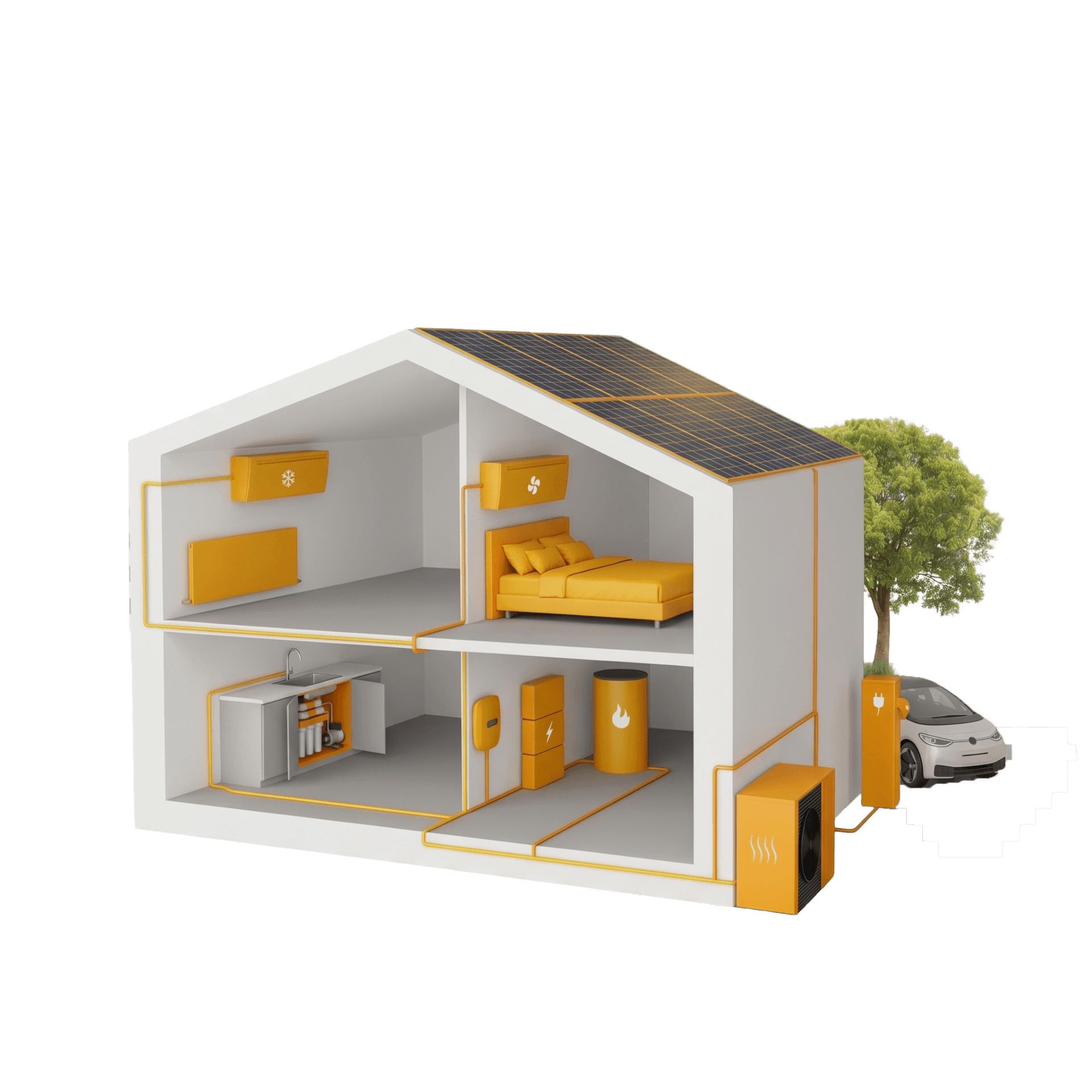 Casa Green Braga: fotovoltaico, batteria, pompa di calore e climatizzazione