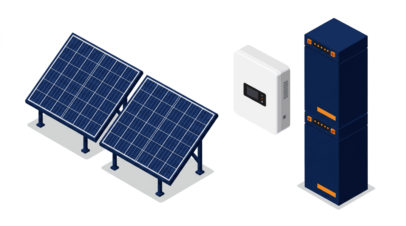 Impianto fotovoltaico 2 pannelli con batteria