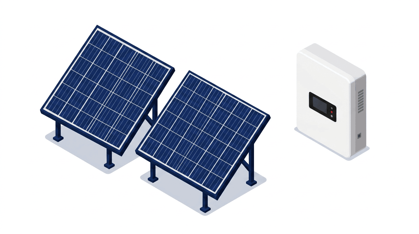 Impianto fotovoltaico 2 pannelli